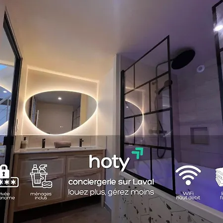 Cocon Mayennais - Loft Balneo Apartamento